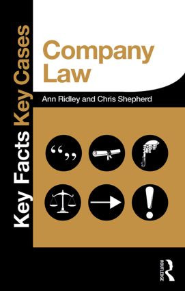 Company Law by Chris Shepherd, Ann Ridley, 9780415833226