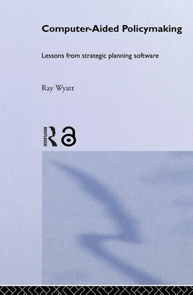 Computer Aided Policy Making - 9780419244806 by Ray Wyatt, 9780419244806