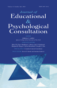 Consultee-centered Consultation (A Special Double Issue of the journal of Educational and Psychological Consultation) by Steven E. Knotek, Jonathan H. Sandoval, 9780805895612