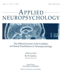 Cultural Diversity (A Special Issue of applied Neuropsychology) by Ruben J. Echemendia, 9780805895575