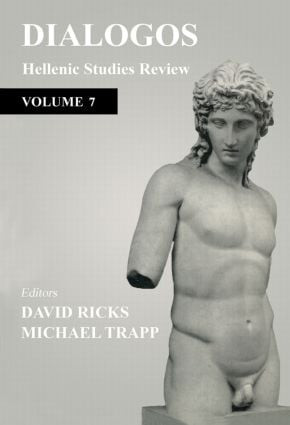 Dialogos (Hellenic Studies Review) - 9780714681894 by David Ricks, Michael Trapp, 9780714681894