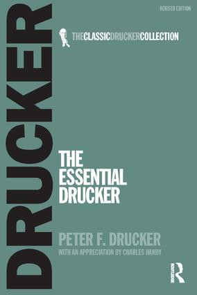 The Essential Drucker by Peter F. Drucker, 9780750685061