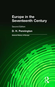 Europe in the Seventeenth Century - 9780582493889 by Donald Pennington, 9780582493889