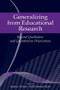 Generalizing from Educational Research (Beyond Qualitative and Quantitative Polarization) - 9780415963824 by Kadriye Ercikan, Wolff-Michael Roth, 9780415963824