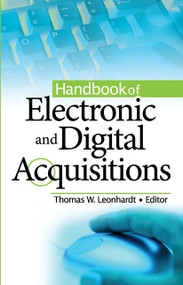 Handbook of Electronic and Digital Acquisitions - 9780789022929 by Thomas W Leonhardt, 9780789022929