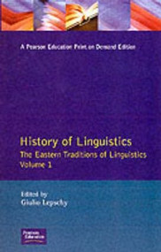 History of Linguistics Volume I (The Eastern Traditions of Linguistics) - 9780582094895 by Giulio C. Lepschy, 9780582094895