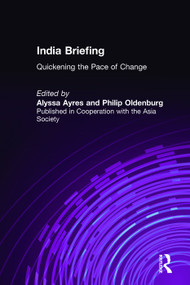 India Briefing (2001) - 9780765608130 by Alyssa Ayres, Philip Oldenburg, 9780765608130