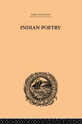 Indian Poetry - 9780415865739 by Edward Arnold, 9780415865739