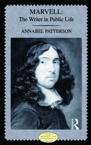 Marvell (The Writer in Public Life) - 9780582356757 by Annabel M. Patterson, 9780582356757