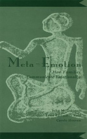 Meta-Emotion (How Families Communicate Emotionally) - 9780805819960 by John Mordechai Gottman, Lynn Fainsilber Katz, Carole Hooven, 9780805819960