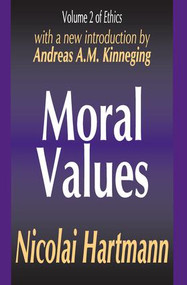 Moral Values - 9780765809629 by Nicolai Hartmann, 9780765809629