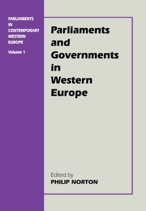 Parliaments in Contemporary Western Europe - 9780714643854 by Philip Norton, 9780714643854