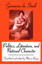 Politics, Literature and National Character - 9780765806451 by Madame De Stael, Morroe Berger, 9780765806451