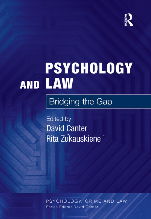 Psychology and Law (Bridging the Gap) - 9780754626602 by David Canter, Rita Žukauskiene, 9780754626602
