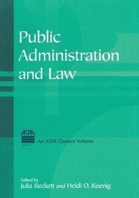 Public Administration and Law - 9780765615435 by Julia Beckett, Heidi O. Koenig, 9780765615435