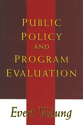 Public Policy and Program Evaluation - 9780765806871 by Evert Vedung, 9780765806871