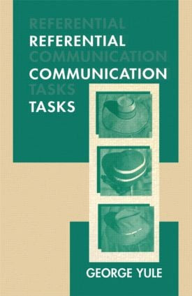 Referential Communication Tasks - 9780805820041 by George Yule, 9780805820041