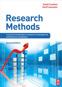 Research Methods - 9780750689533 by David Crowther, Geoff Lancaster, 9780750689533