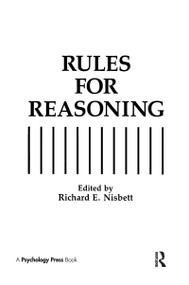 Rules for Reasoning - 9780805812572 by Richard E. Nisbett, 9780805812572