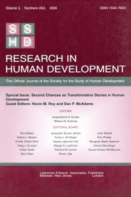 Second Chances As Transformative Stories Rhd V3 2&3 by Kevin M. Roy, 9780805893250