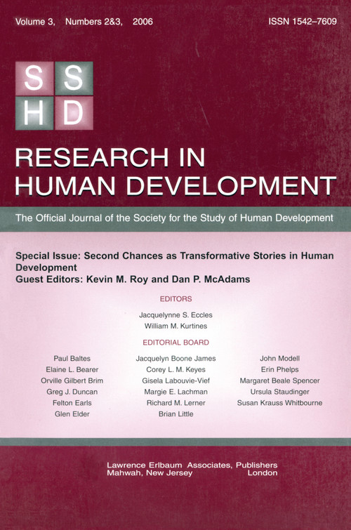 Second Chances As Transformative Stories Rhd V3 2&3 by Kevin M. Roy, 9780805893250
