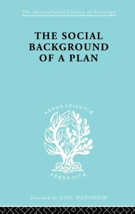 The Social Background of a Plan (A Study of Middlesbrough) - 9780415868556 by Ruth Glass, 9780415868556