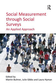 Social Measurement through Social Surveys (An Applied Approach) - 9780754674887 by Julie Gibbs, Martin Bulmer, 9780754674887