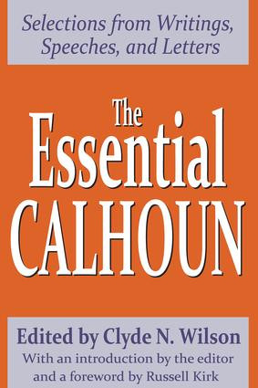 The Essential Calhoun - 9780765806673 by Clyde N. Wilson, 9780765806673