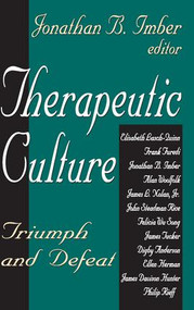 Therapeutic Culture (Triumph and Defeat) - 9780765805928 by Donileen Loseke, 9780765805928