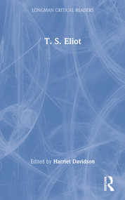 T. S. Eliot by Harriet Davidson, 9780582061538