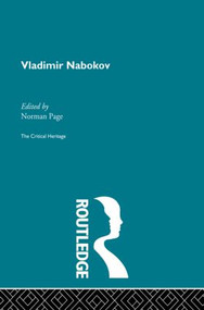 Vladimir Nabokov by Professor Norman Page, Norman Page, 9780415849661