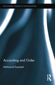 Accounting and Order by Mahmoud Ezzamel, 9781138018280