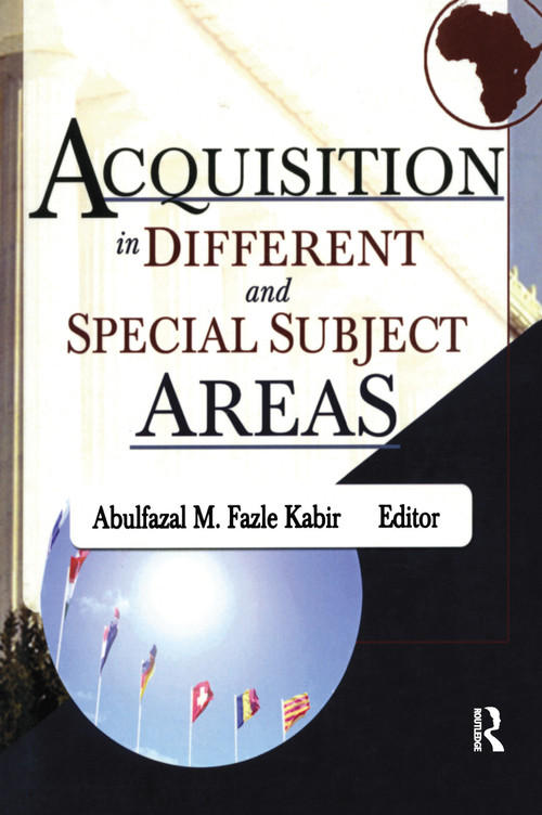 Acquisition in Different and Special Subject Areas - 9780789022905 by Linda S Katz, 9780789022905