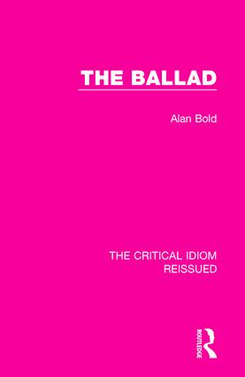 The Ballad - 9781138229365 by Alan Bold, 9781138229365