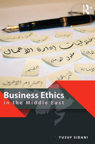 Business Ethics in the Middle East - 9781138222946 by Yusuf Sidani, 9781138222946