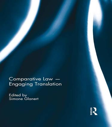 Comparative Law - Engaging Translation - 9781138100268 by Simone Glanert, 9781138100268