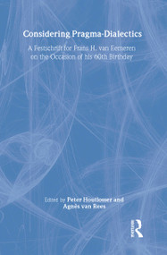 Considering Pragma-Dialectics - 9780805860269 by Peter Houtlosser, Agnes van Rees, 9780805860269