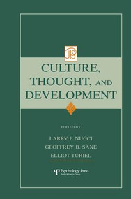 Culture, Thought, and Development - 9781138003125 by Larry Nucci, Geoffrey B. Saxe, Elliot Turiel, 9781138003125