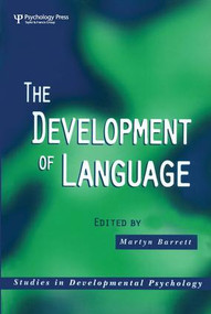 The Development of Language by Martyn Barrett, 9780863778476