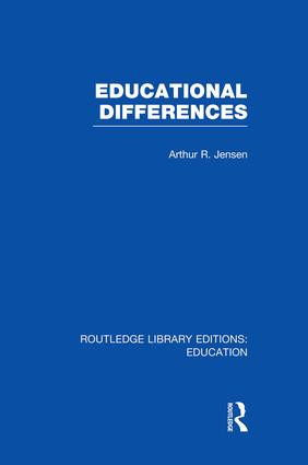 Educational Differences (RLE Edu L) by Arthur Jensen, 9781138008274