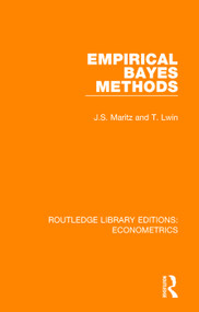 Empirical Bayes Methods - 9780815350378 by J. S. Maritz, T. Lwin, 9780815350378