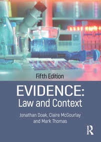 Evidence: Law and Context - 9781138054998 by Jonathan Doak, Claire Mcgourlay, Mark Thomas, 9781138054998