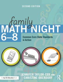 Family Math Night 6-8 (Common Core State Standards in Action) - 9781138200999 by Jennifer Taylor-Cox, Christine Oberdorf, 9781138200999