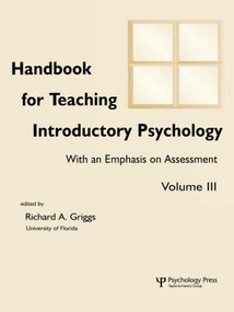 Handbook for Teaching Introductory Psychology (Volume Ii) by Michelle Rae Hebl, Charles L. Brewer, Ludy T. Benjamin, Jr., 9780805839210