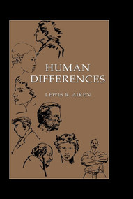 Human Differences - 9780805830927 by Lewis R. Aiken, 9780805830927