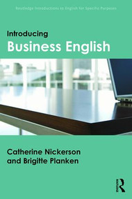 Introducing Business English - 9781138016316 by Catherine Nickerson, Brigitte Planken, 9781138016316