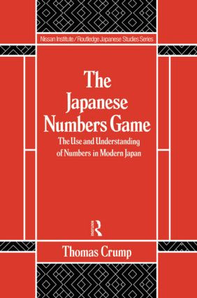 Japanese Numbers Game - 9781138009233 by T Crump, 9781138009233