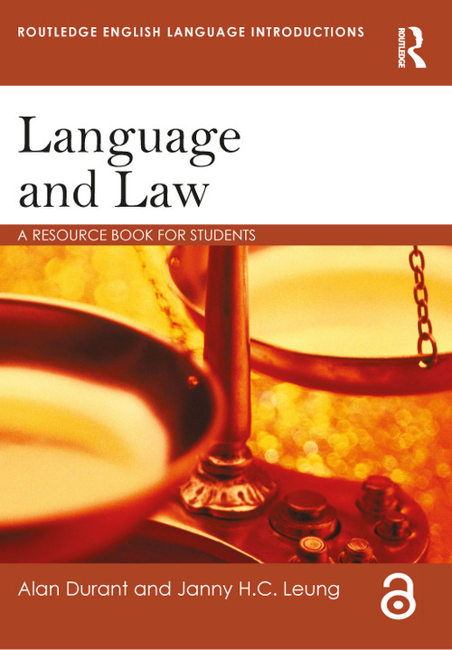 Language and Law (A resource book for students) - 9781138025578 by Alan Durant, Janny Leung, 9781138025578