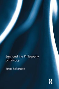 Law and the Philosophy of Privacy - 9781138081116 by Janice Richardson, 9781138081116