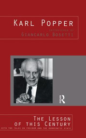 The Lesson of this Century (With Two Talks on Freedom and the Democratic State) - 9781138006874 by Karl Popper, Patrick Camiller, 9781138006874